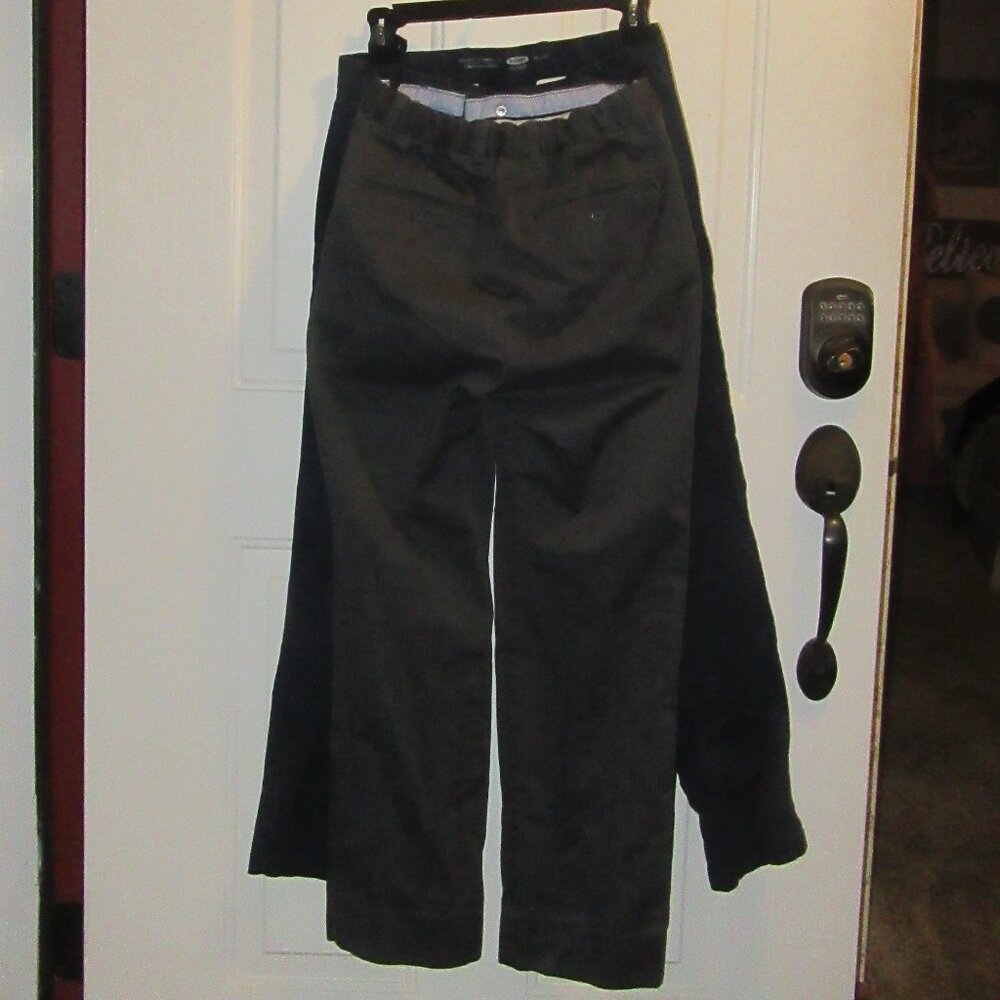 2 Pairs Teen Boys Uniform Dress Pants Grey GAP Sz 18 & Old Navy Blue 29x30 EUC